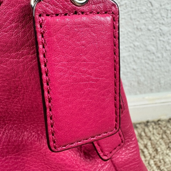 Coach Maggie Madison Fuchsia Soft Leather Shoulder Bag - Picture 4 of 16